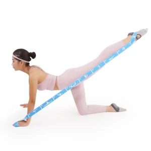 Multi-Functional Slimming Resistance Bands – Yoga & Pilates Stretch Strap with 8/10/12 Loops | For Dance, Gymnastics & Physical Therapy