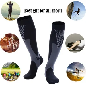Unisex Sports Compression Socks – Circulation, Recovery & Performance Support for Everyday Use | 20–50 mmHg Levels